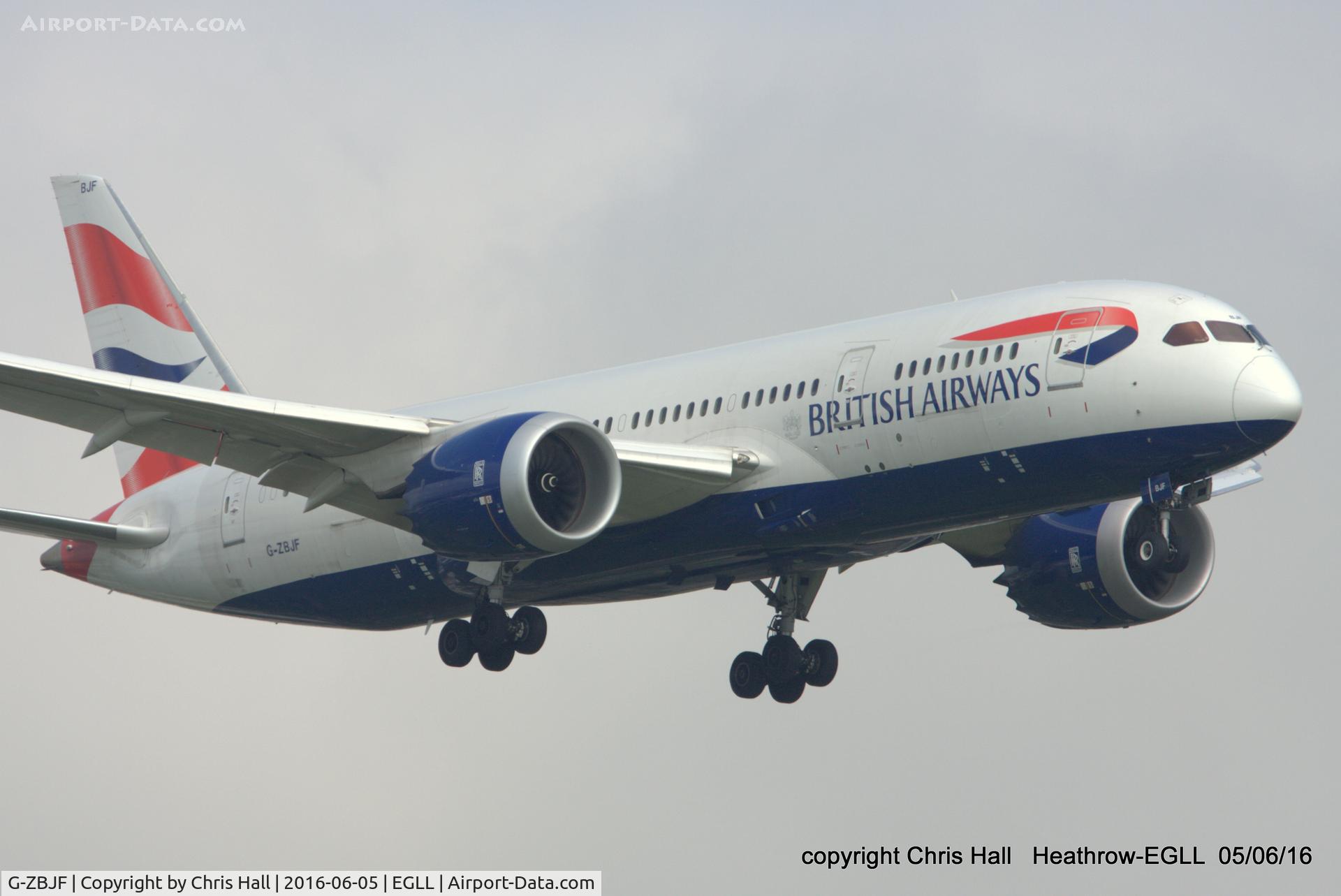 G-ZBJF, 2013 Boeing 787-8 Dreamliner C/N 38613, British Airways