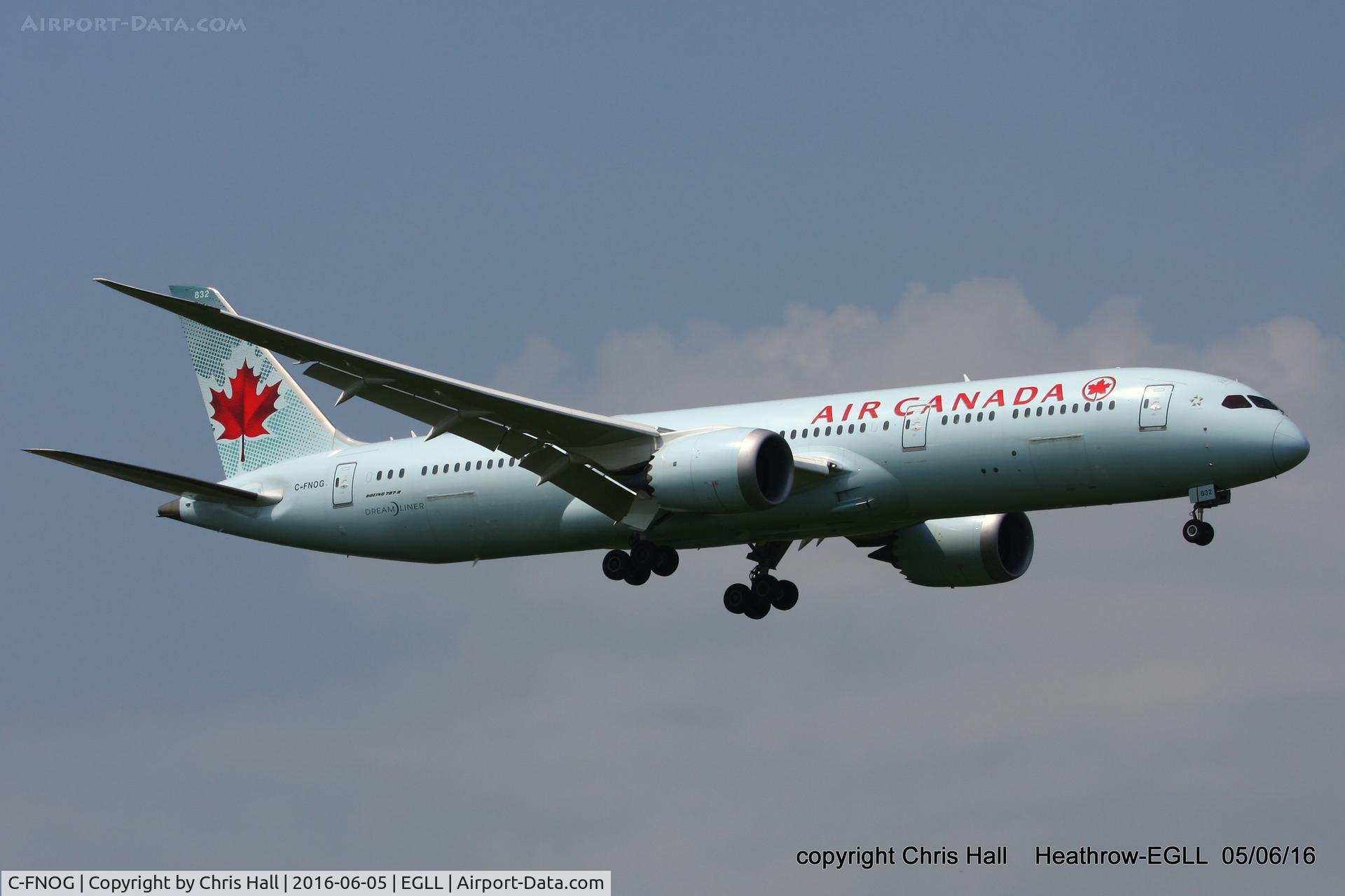 C-FNOG, 2015 Boeing 787-9 Dreamliner Dreamliner C/N 35266, Air Canada