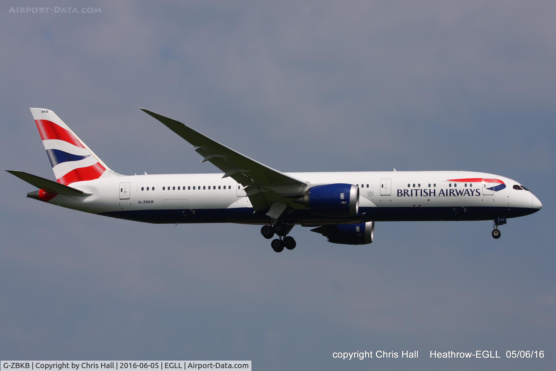 G-ZBKB, 2015 Boeing 787-9 Dreamliner Dreamliner C/N 38617, British Airways