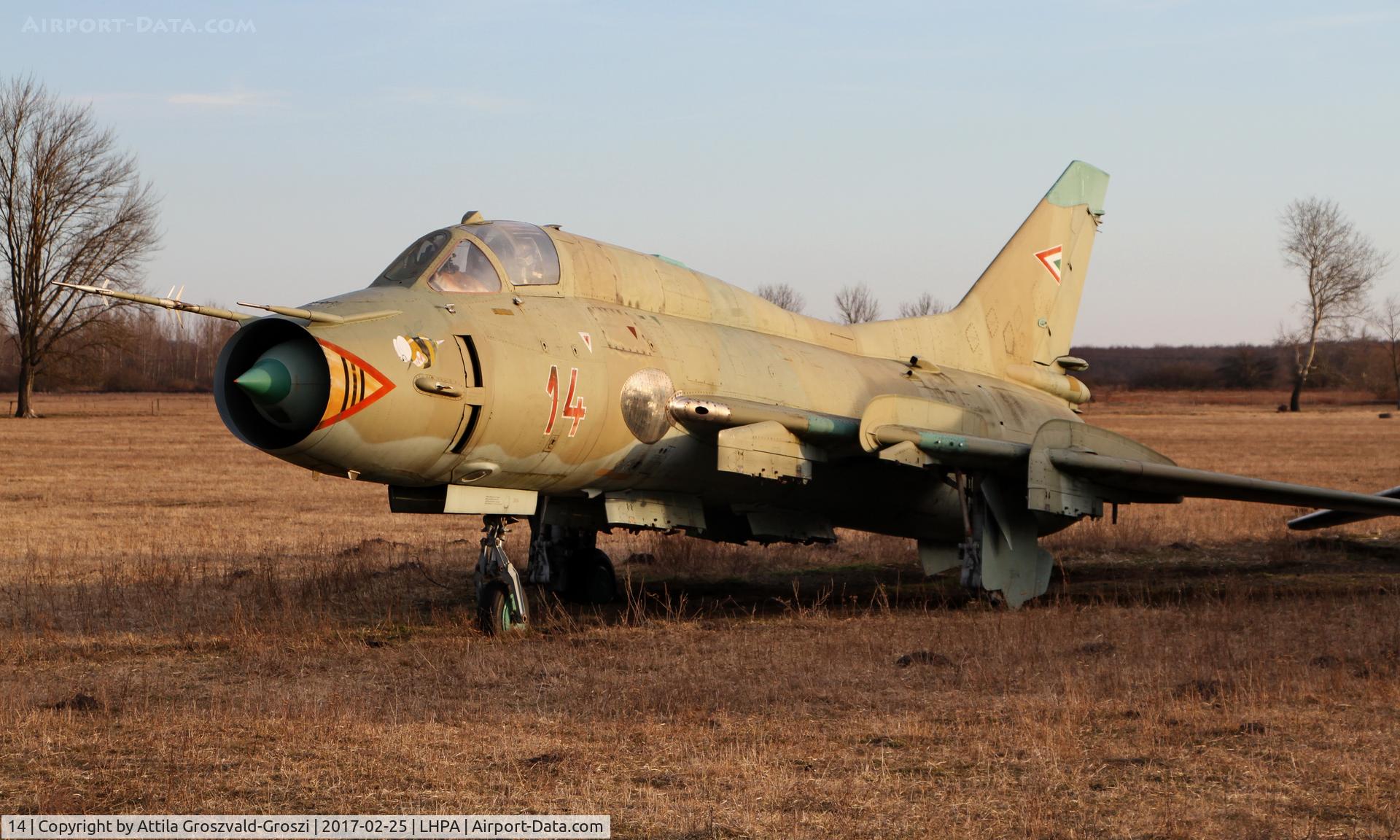 14, 1983 Sukhoi Su-22M-3 C/N 51814, Pápa stored off-site airport, Hungary