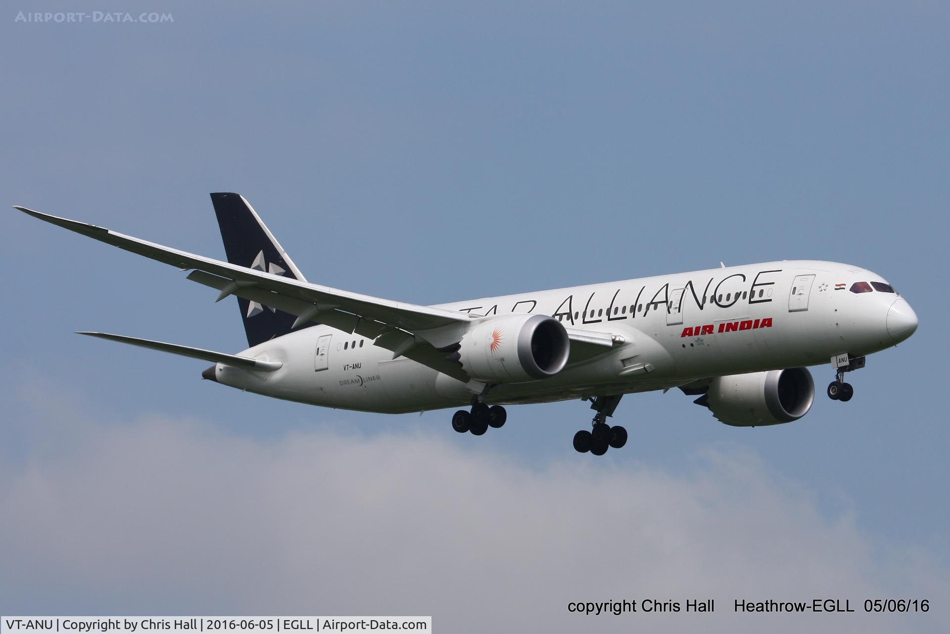 VT-ANU, 2014 Boeing 787-8 Dreamliner Dreamliner C/N 36292, Air India