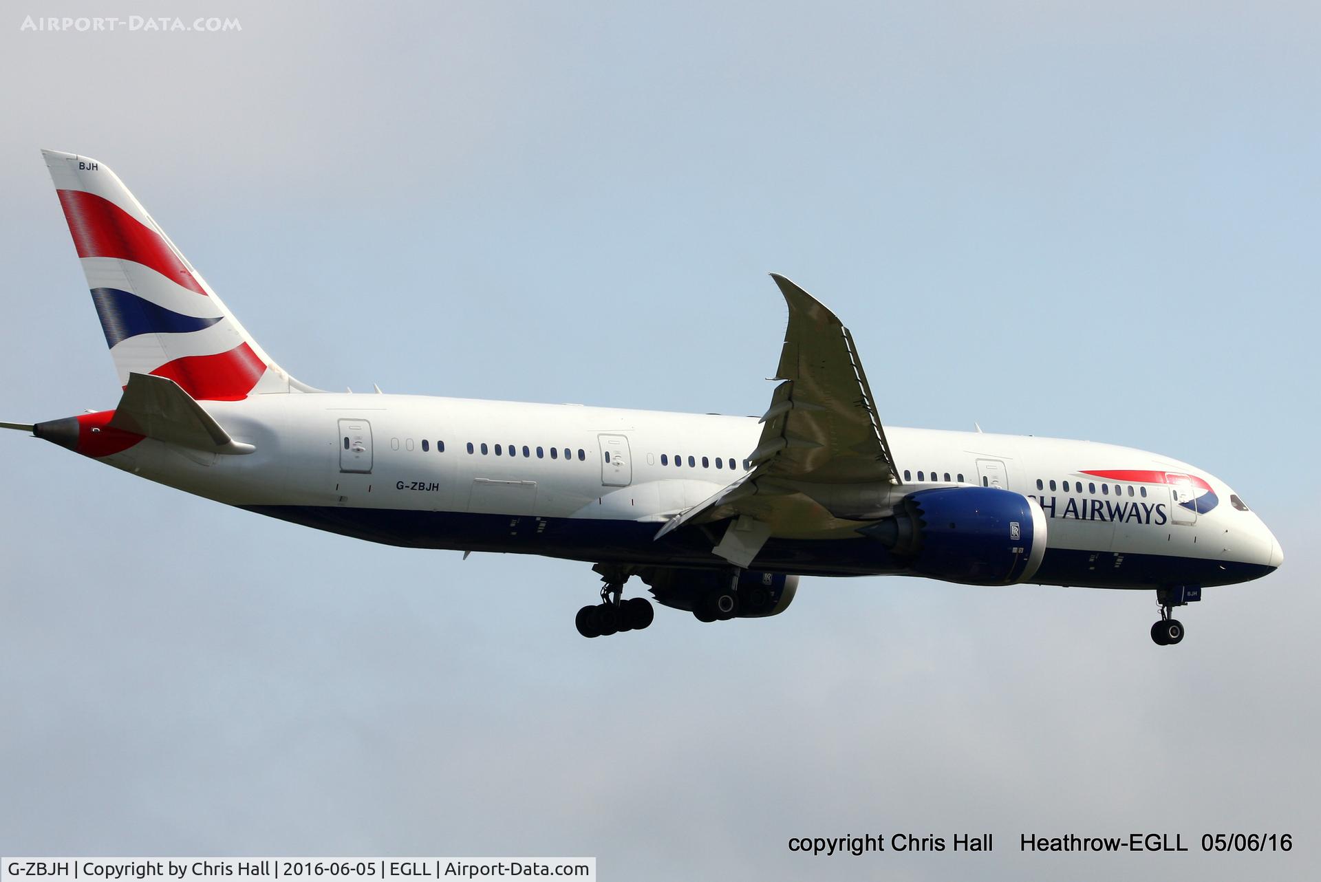 G-ZBJH, 2014 Boeing 787-8 Dreamliner C/N 38615, British Airways