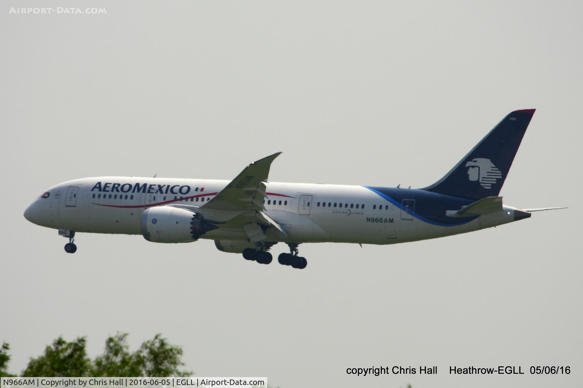 N966AM, 2014 Boeing 787-8 Dreamliner C/N 35311, AeroMexico