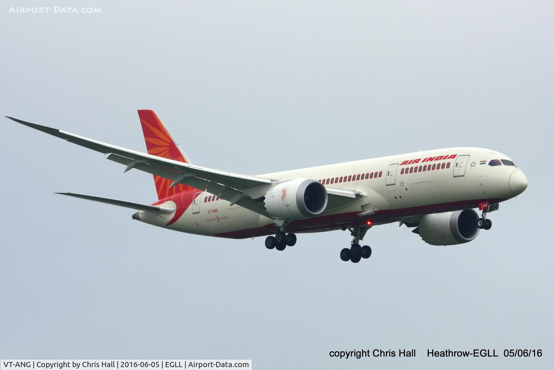 VT-ANG, 2011 Boeing 787-8 Dreamliner C/N 36275, Air India
