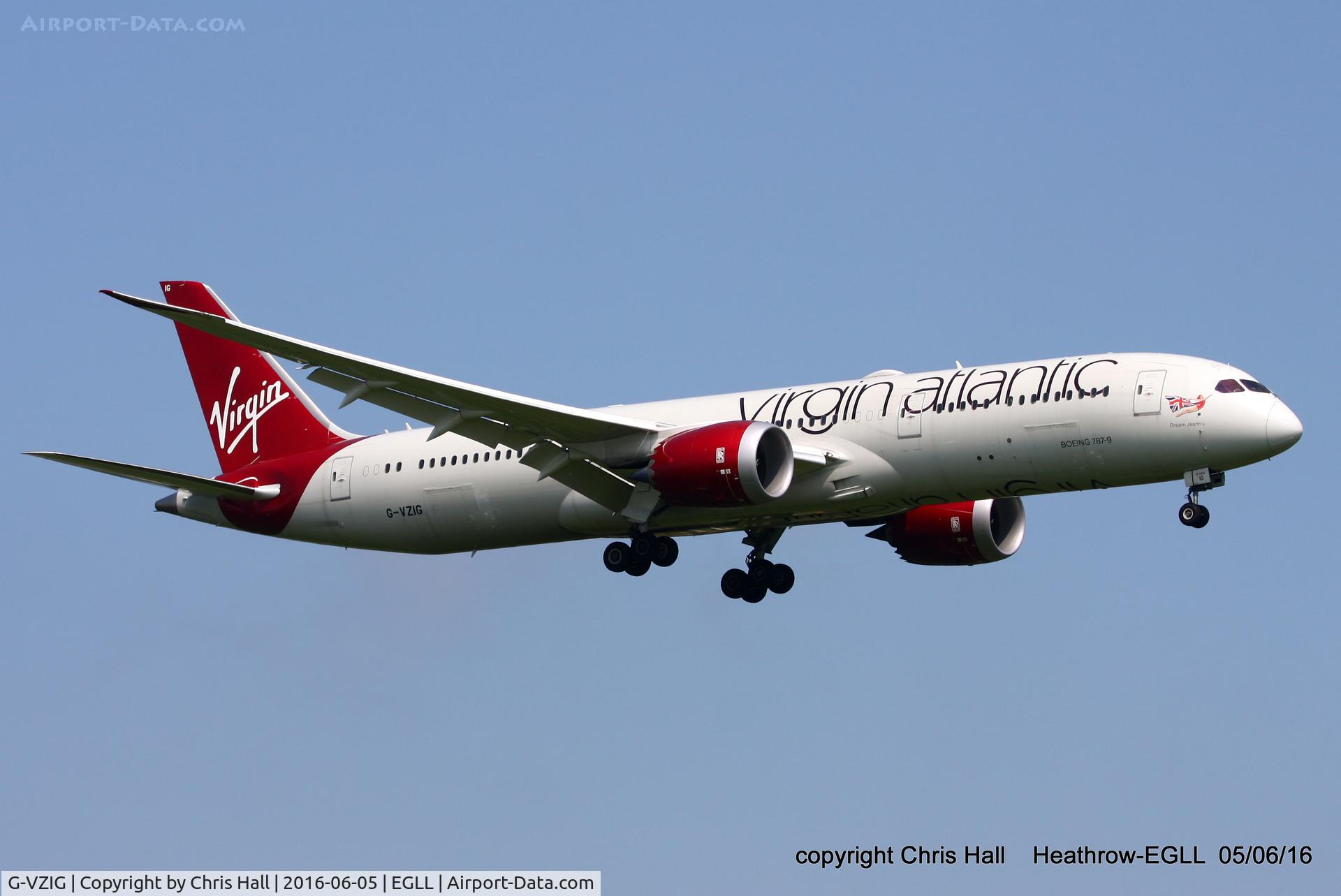 G-VZIG, 2015 Boeing 787-9 Dreamliner Dreamliner C/N 37969, Virgin Atlantic