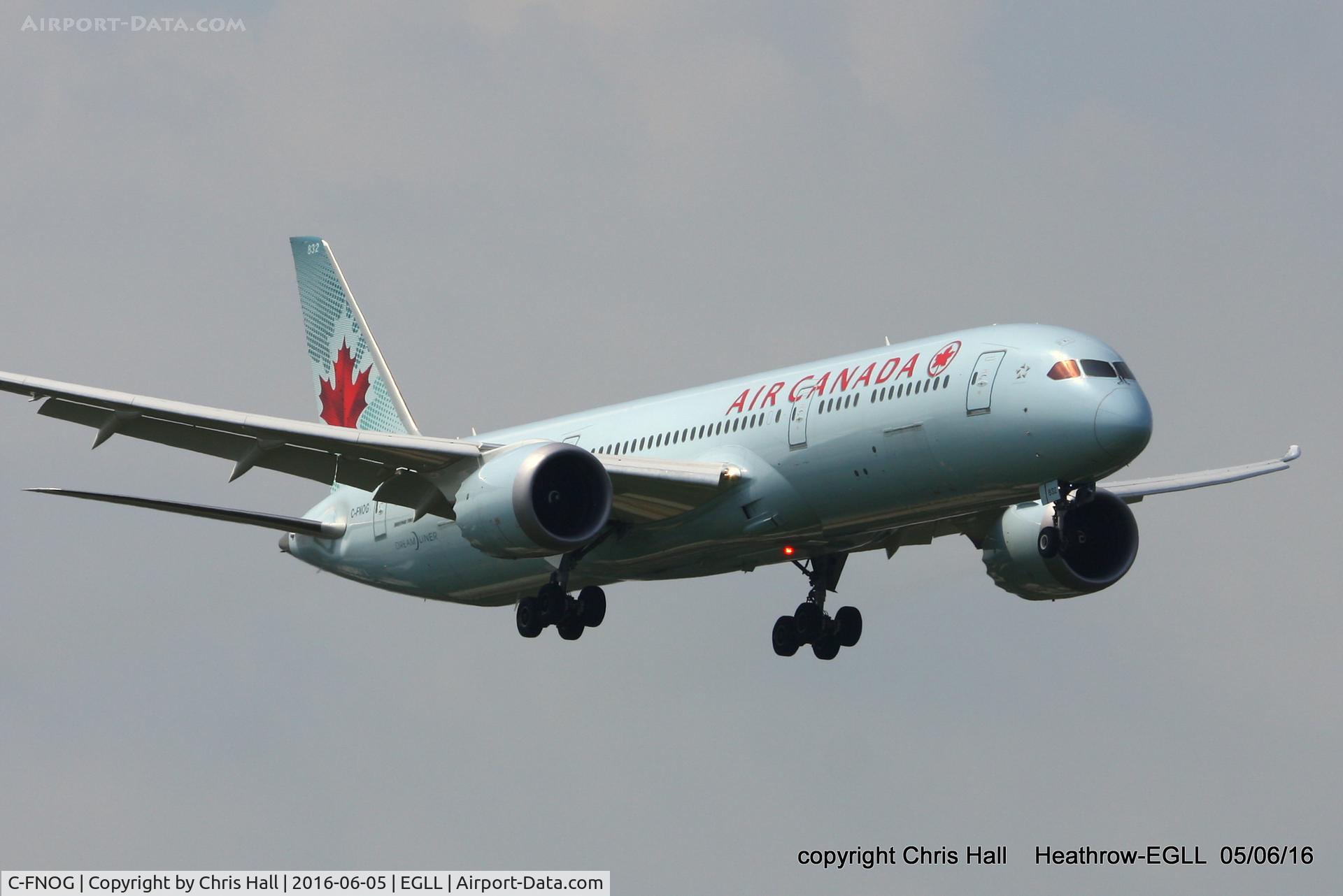 C-FNOG, 2015 Boeing 787-9 Dreamliner Dreamliner C/N 35266, Air Canada
