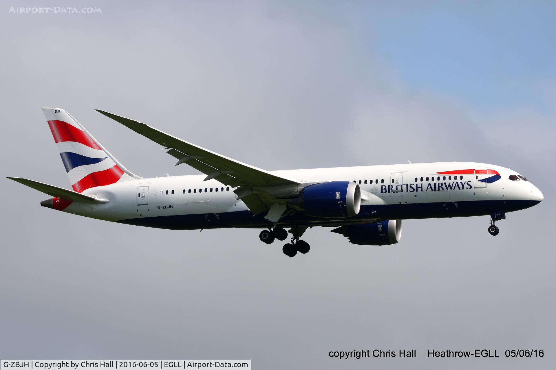 G-ZBJH, 2014 Boeing 787-8 Dreamliner C/N 38615, British Airways