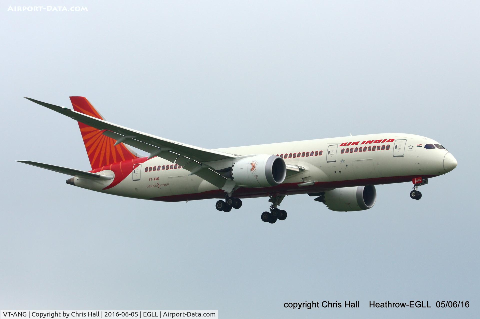 VT-ANG, 2011 Boeing 787-8 Dreamliner C/N 36275, Air India