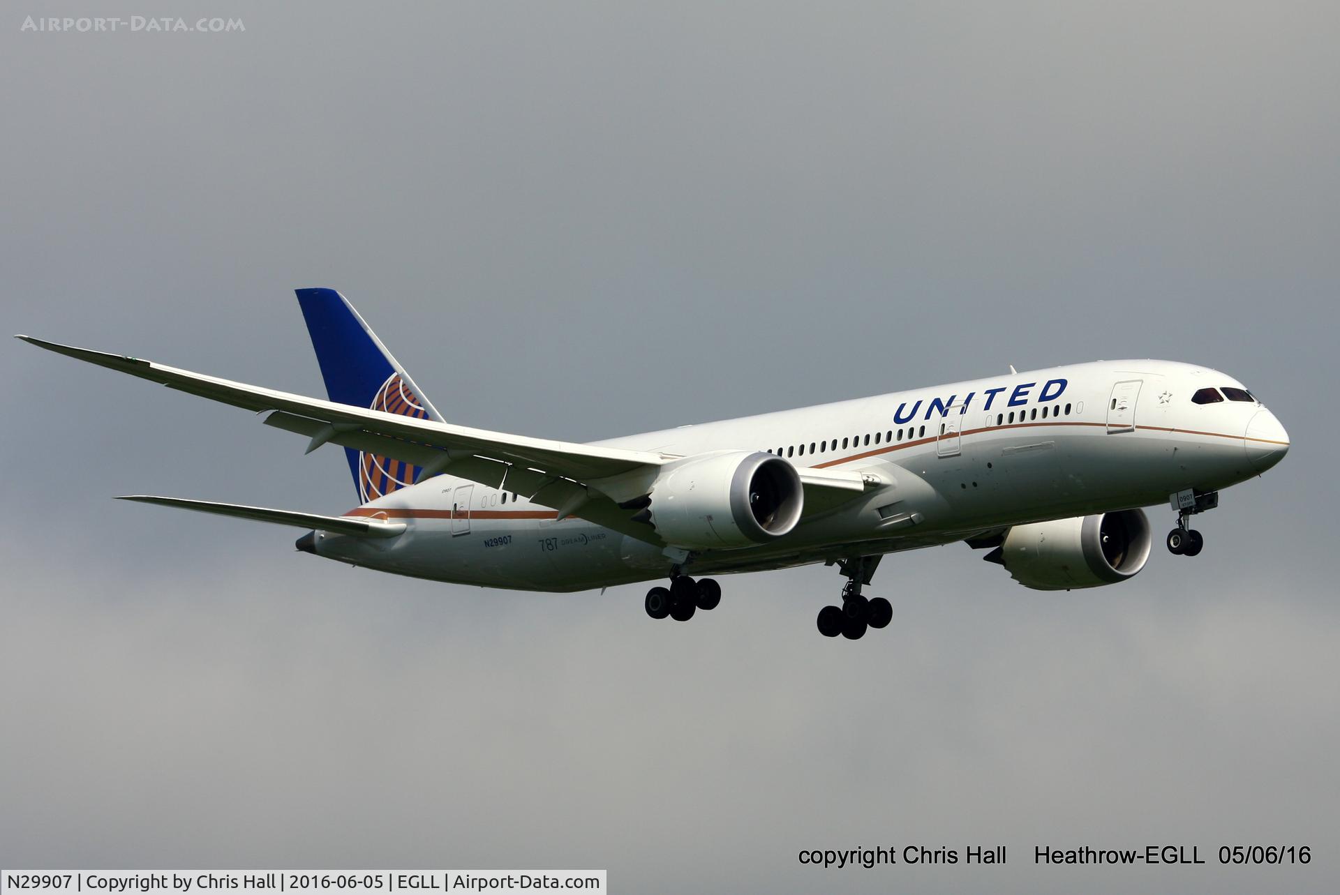 N29907, 2013 Boeing 787-8 Dreamliner C/N 34830, United