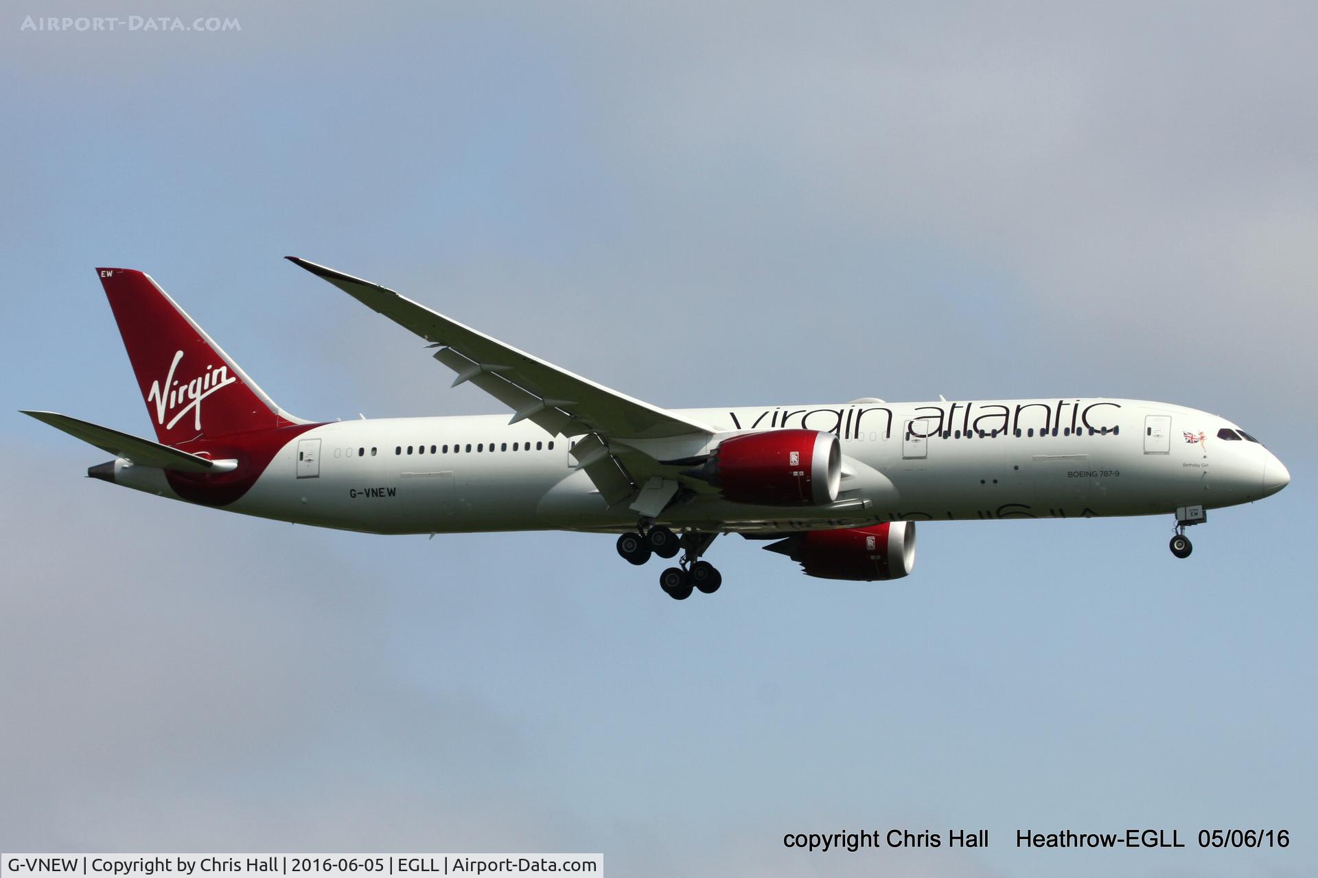 G-VNEW, 2014 Boeing 787-9 Dreamliner C/N 40956, Virgin Atlantic