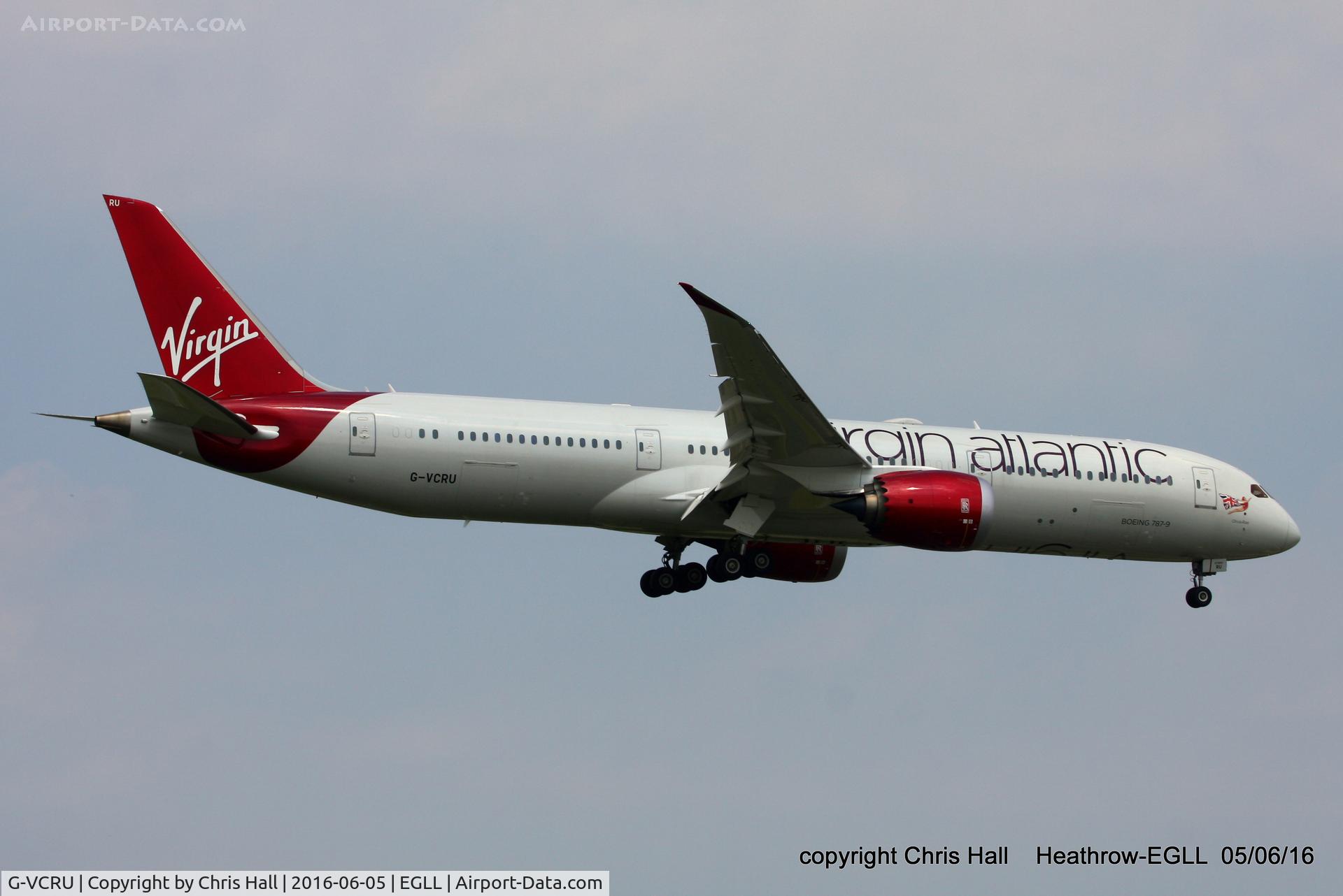 G-VCRU, 2015 Boeing 787-9 Dreamliner C/N 37972, Virgin Atlantic