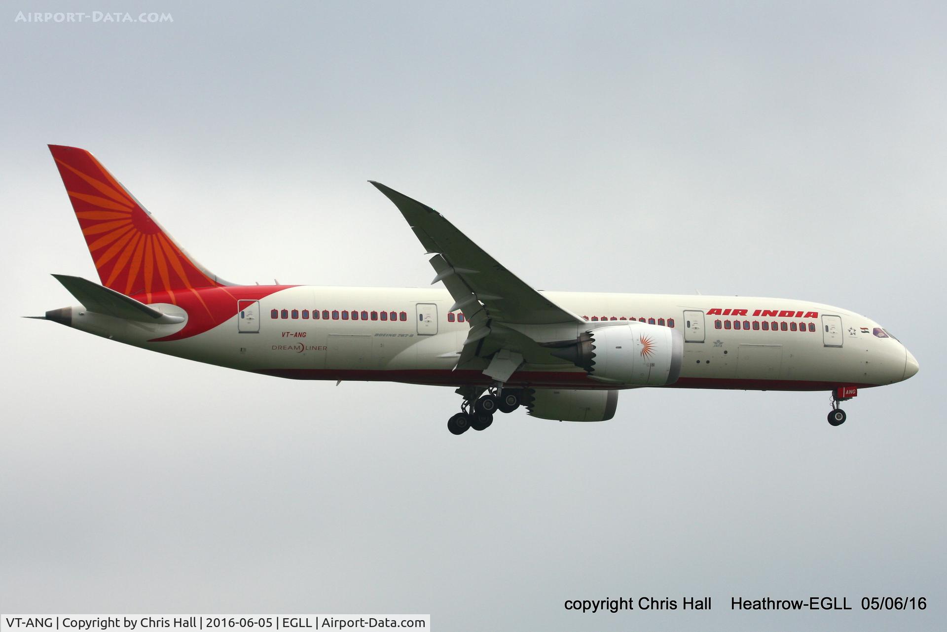 VT-ANG, 2011 Boeing 787-8 Dreamliner C/N 36275, Air India