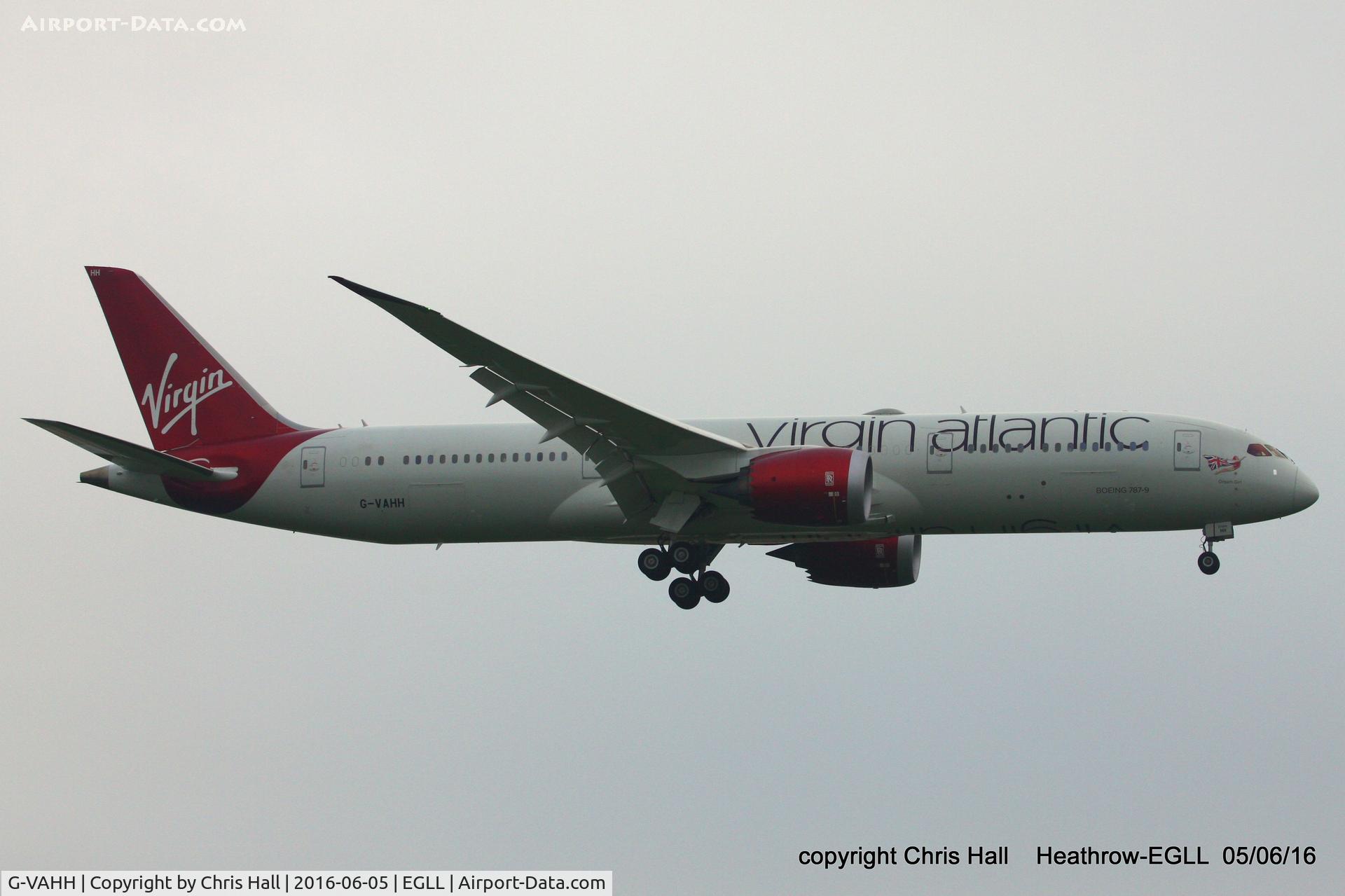 G-VAHH, 2014 Boeing 787-9 Dreamliner C/N 37967, Virgin Atlantic