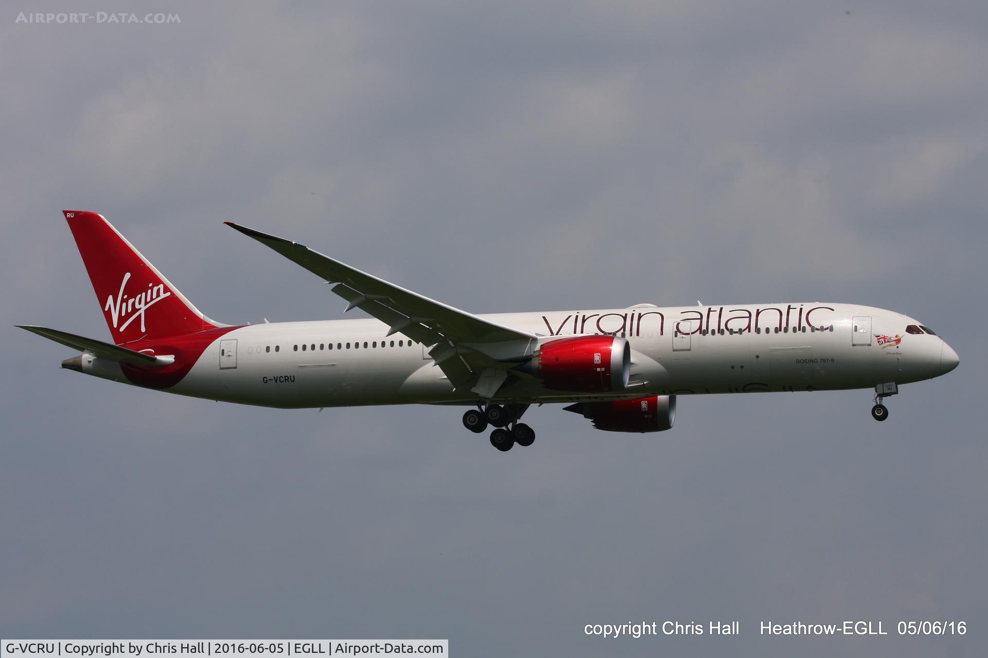 G-VCRU, 2015 Boeing 787-9 Dreamliner C/N 37972, Virgin Atlantic
