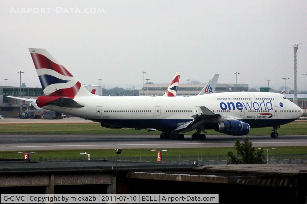 G-CIVC, 1994 Boeing 747-436 C/N 25812, Taxiing. Scrapped in november 2020