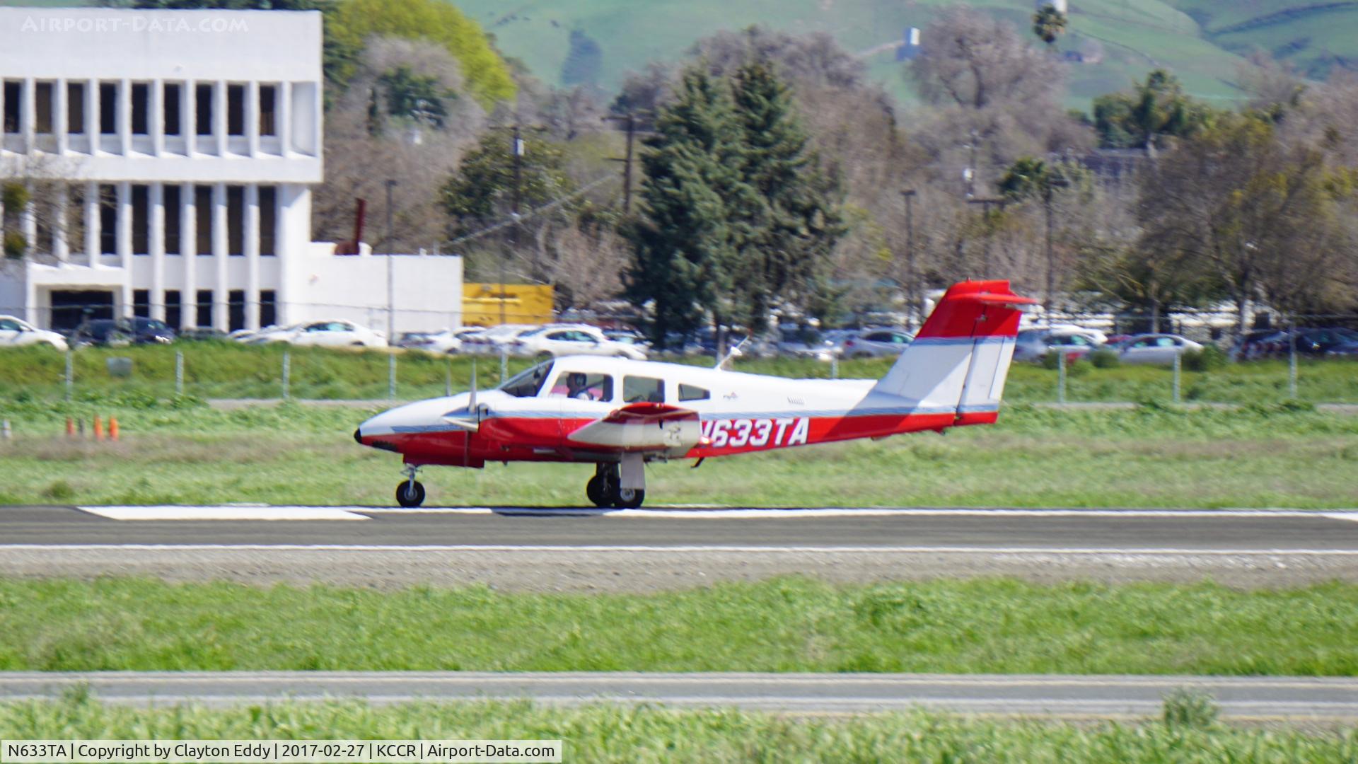 N633TA, 2001 Piper PA-44-180 Seminole C/N 4496052, Buchanan Field 2017.