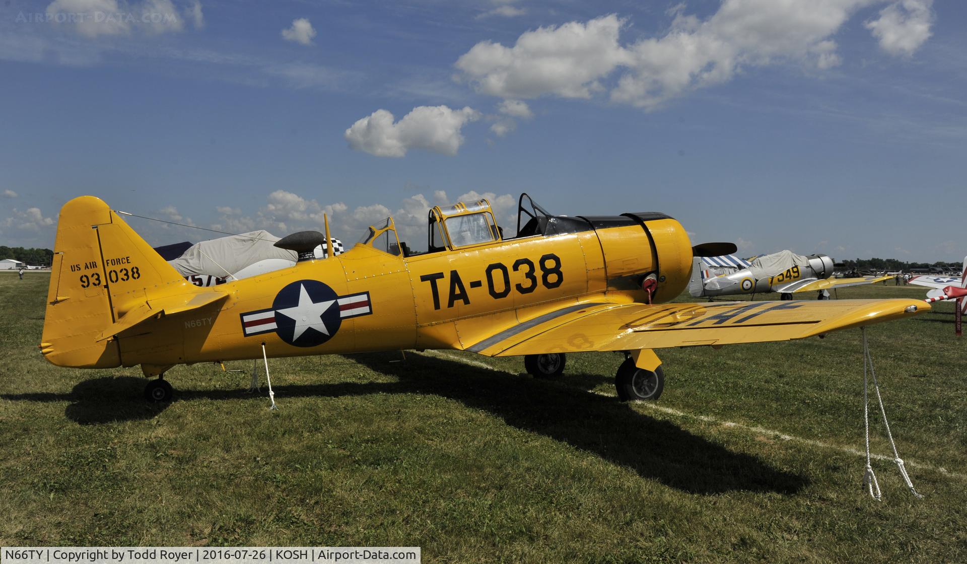 N66TY, North American T-6G Texan C/N 168-142, Airventure 2016