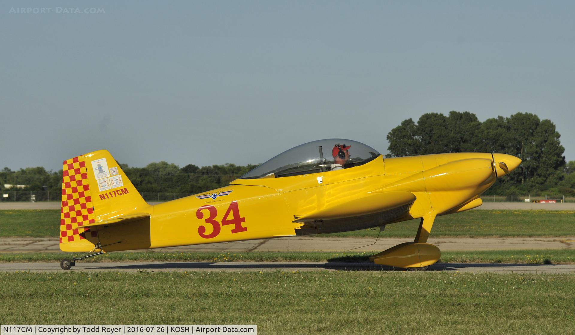 N117CM, 2001 Vans RV-4 C/N 3000, Airventure 2016