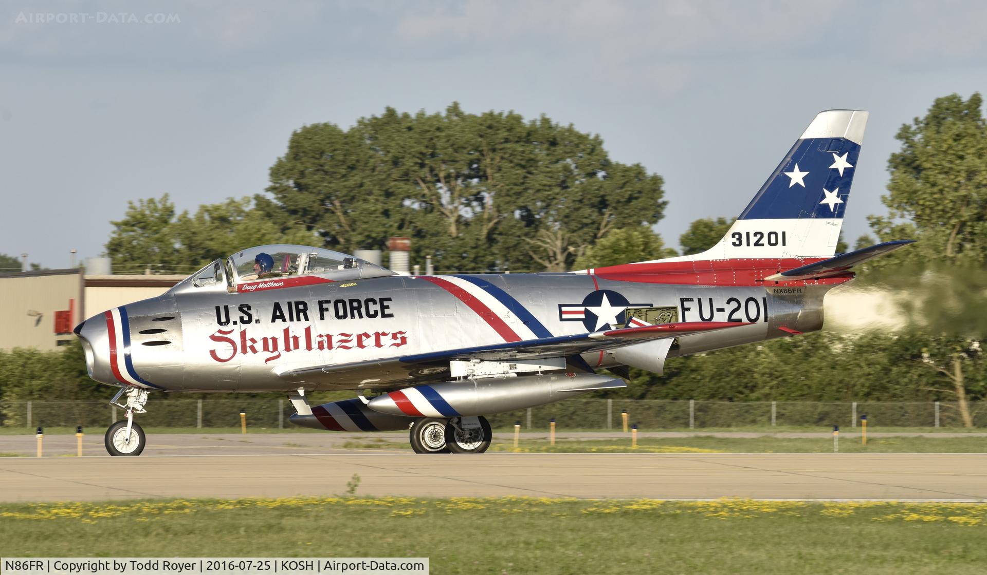 N86FR, 1952 North American F-86F Sabre C/N 191-655, Airventure 2016