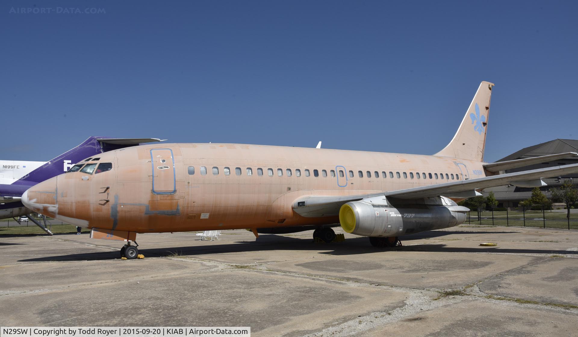 N29SW, 1977 Boeing 737-2H4 C/N 21340, At the Kansas Aviation Museum