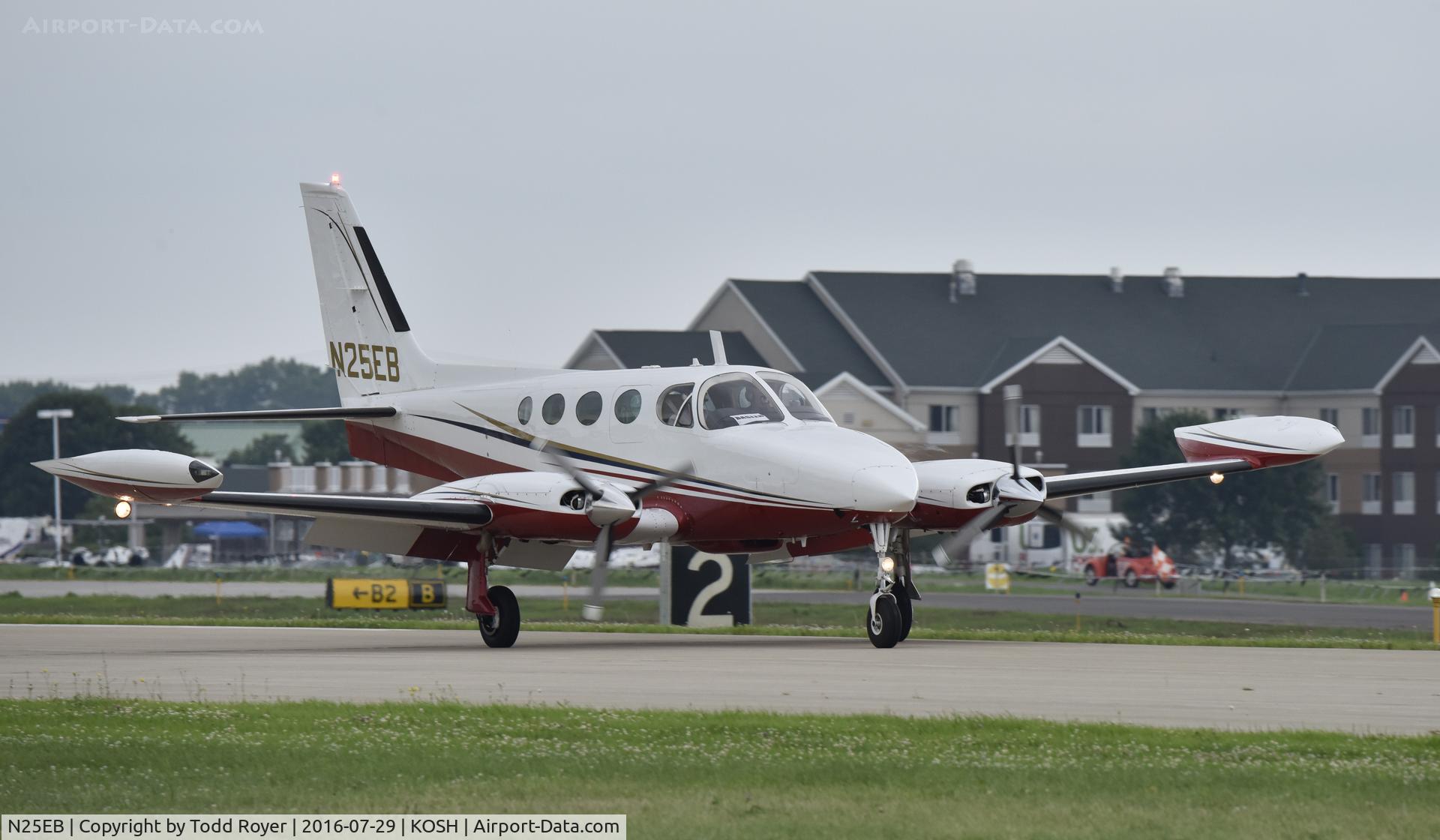N25EB, 1976 Cessna 340A C/N 340A0043, Airventure 2016