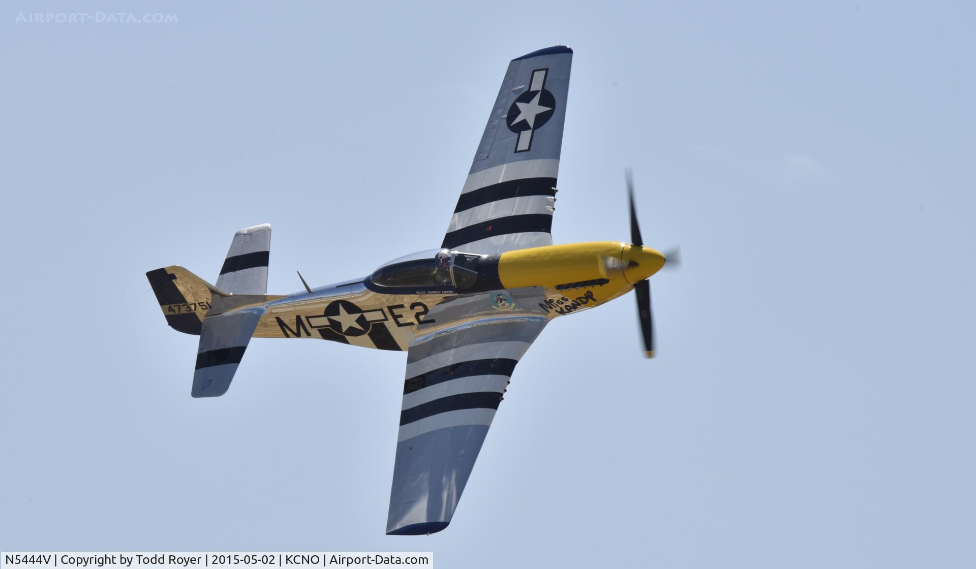 N5444V, 1944 North American F-51D-25-NA Mustang C/N 122-40291, Planes of Fame Airshow