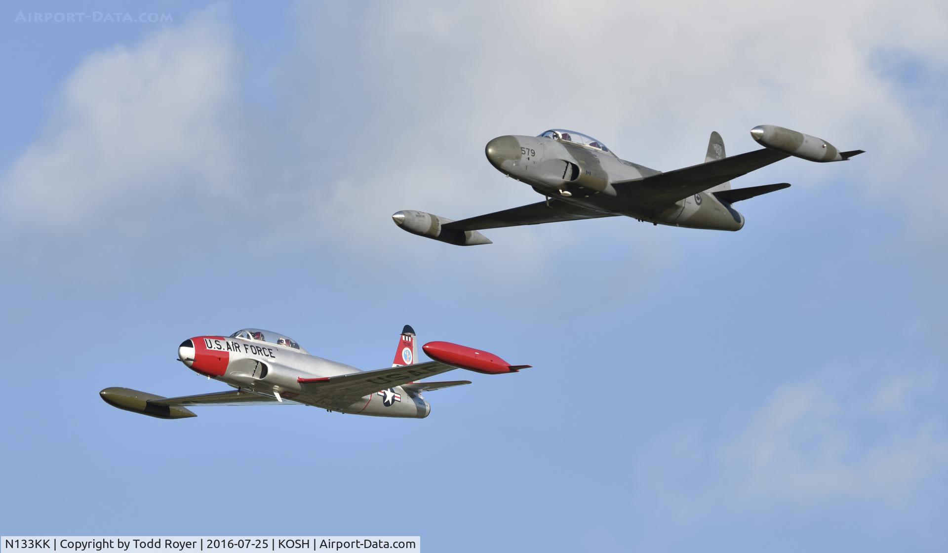 N133KK, Canadair T-33AN Silver Star 3 C/N T33-556, Airventure 2016