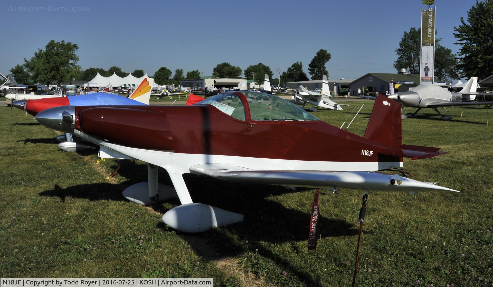 N18JF, 1970 Thorp T-18 Tiger C/N 262, Airventure 2016