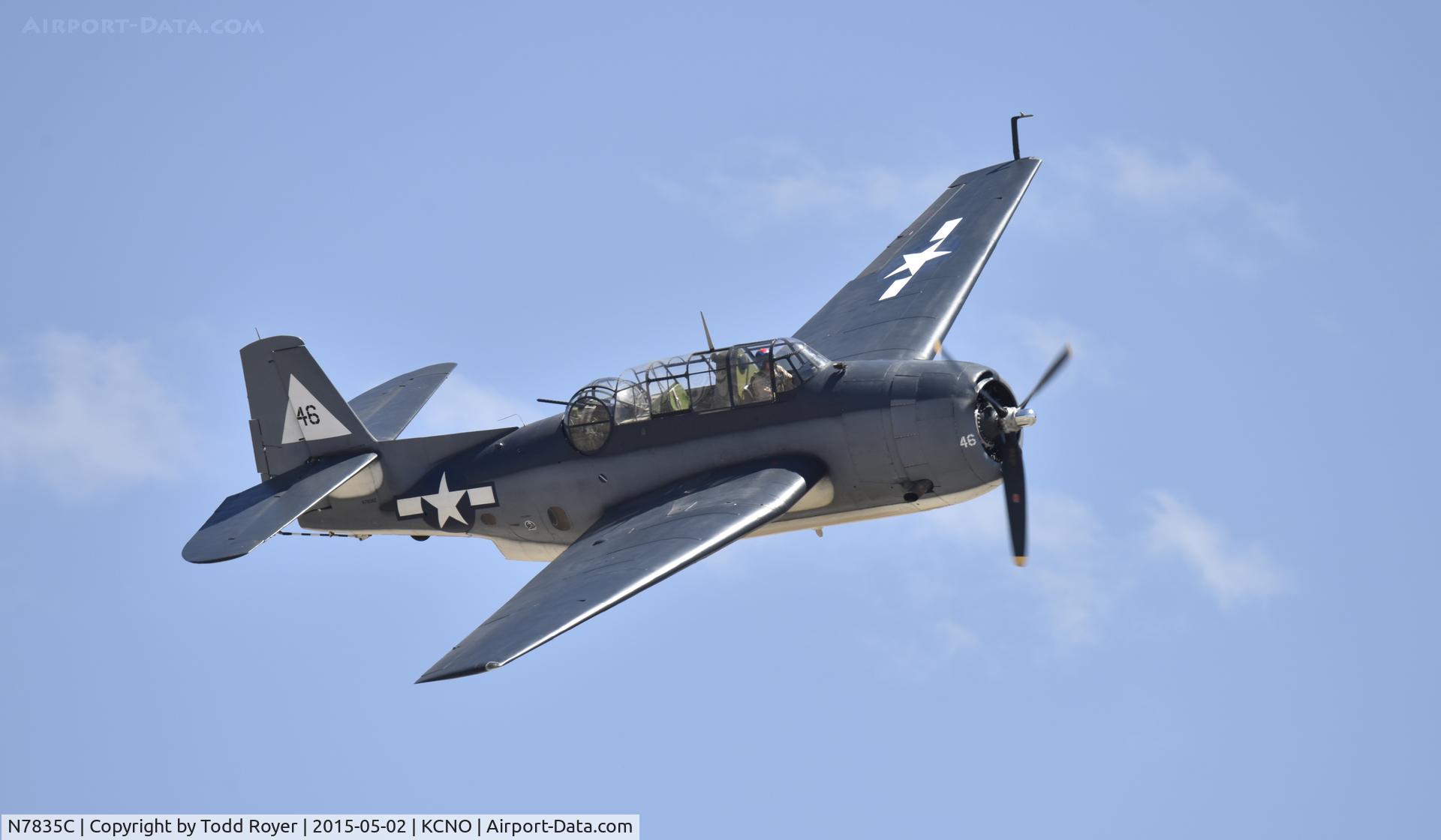 N7835C, Grumman TBM-3E Avenger C/N 7154, Planes of Fame Airshow
