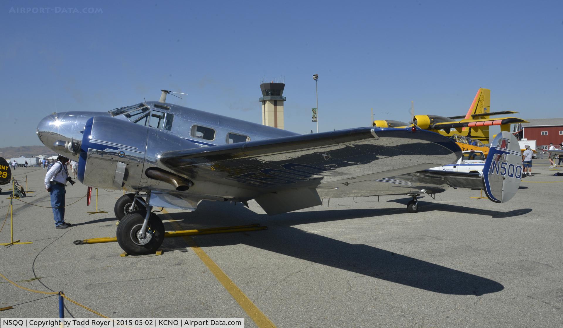 N5QQ, 1946 Beech D18S C/N A-223, Planes of Fame Airshow