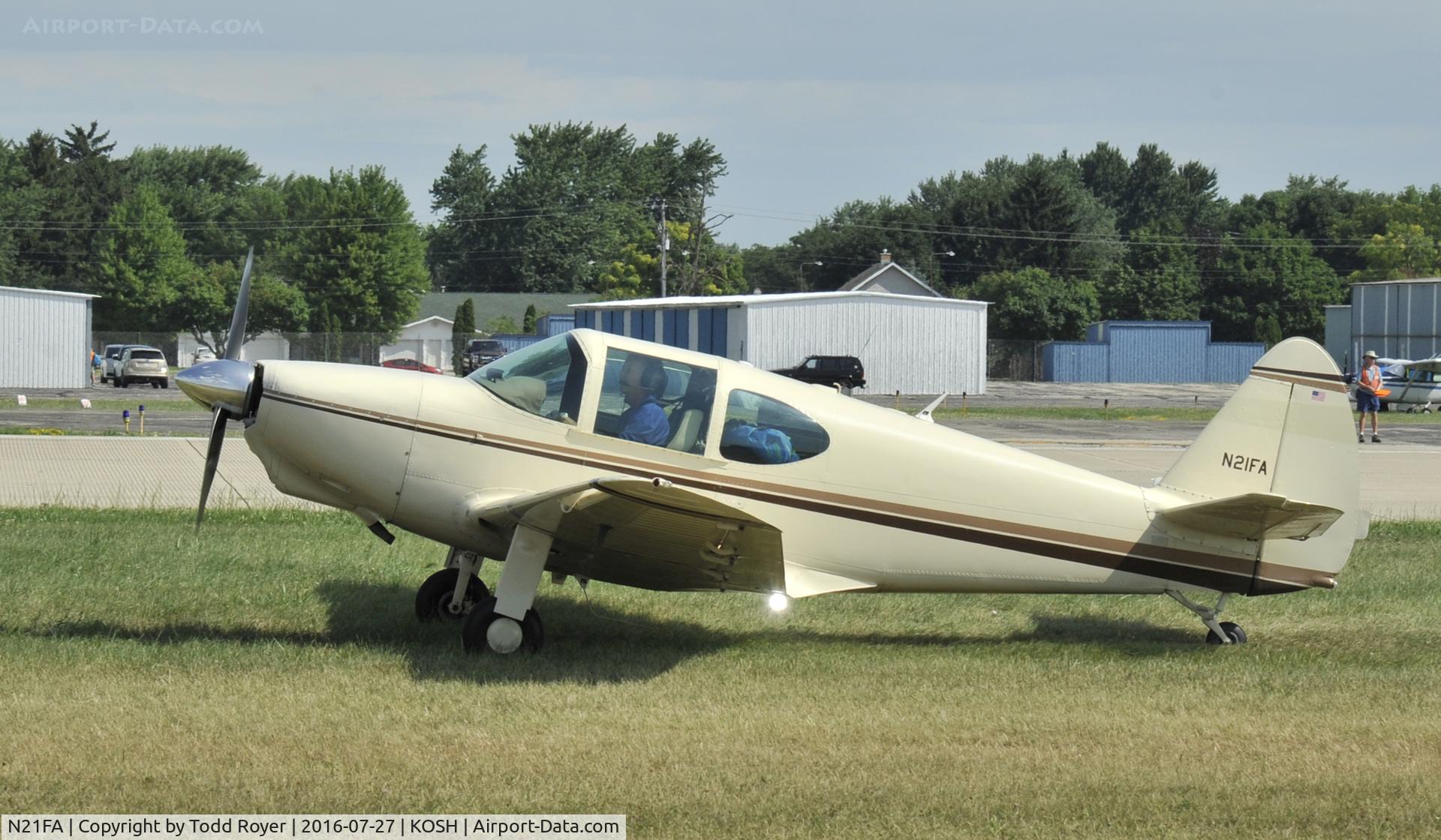 N21FA, 1950 Globe GC-1B Swift C/N 3727, Airventure 2016