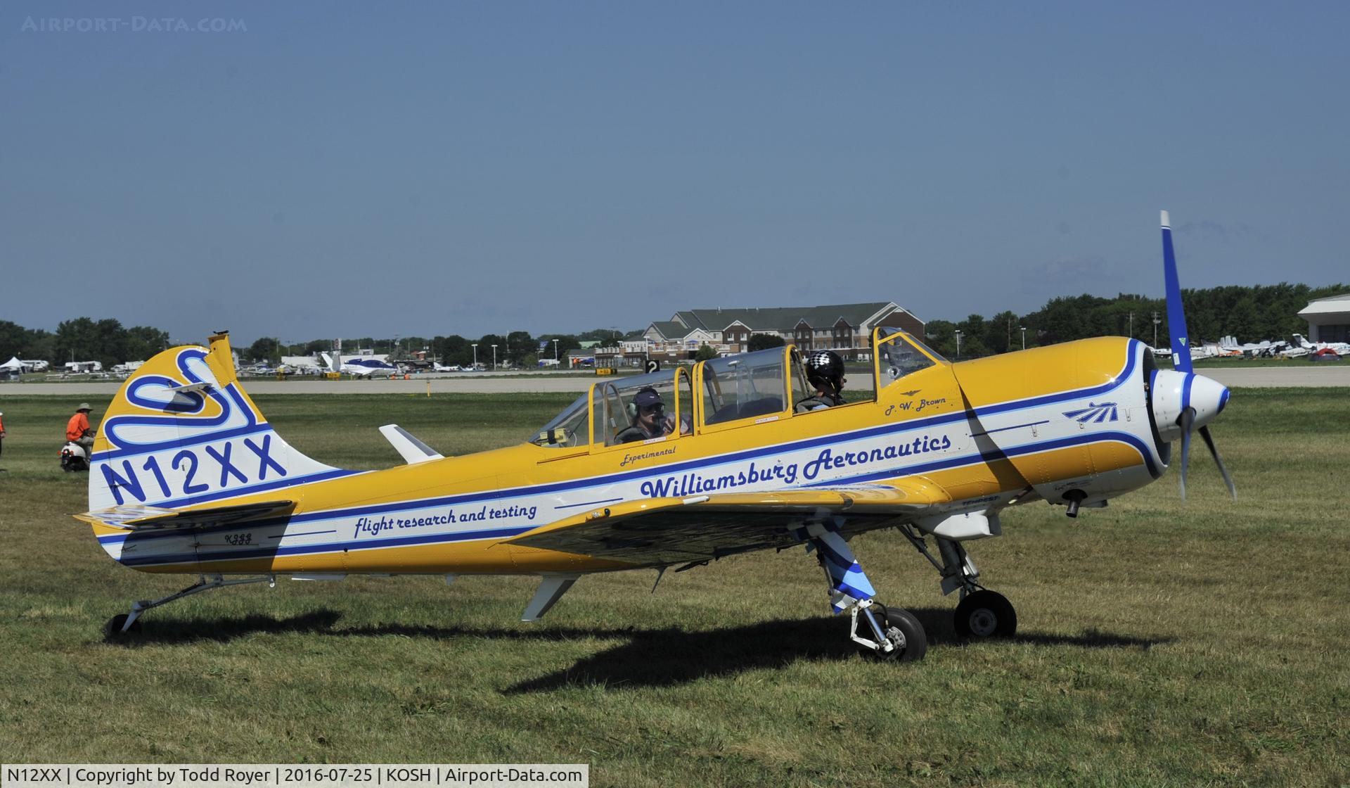 N12XX, 2002 Yakovlev (Aerostar) Yak-52TW C/N 0112232, Airventure 2016