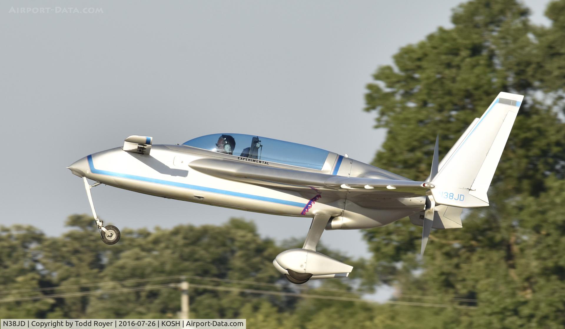 N38JD, 1990 Rutan Long-EZ C/N 1612, Airventure 2016