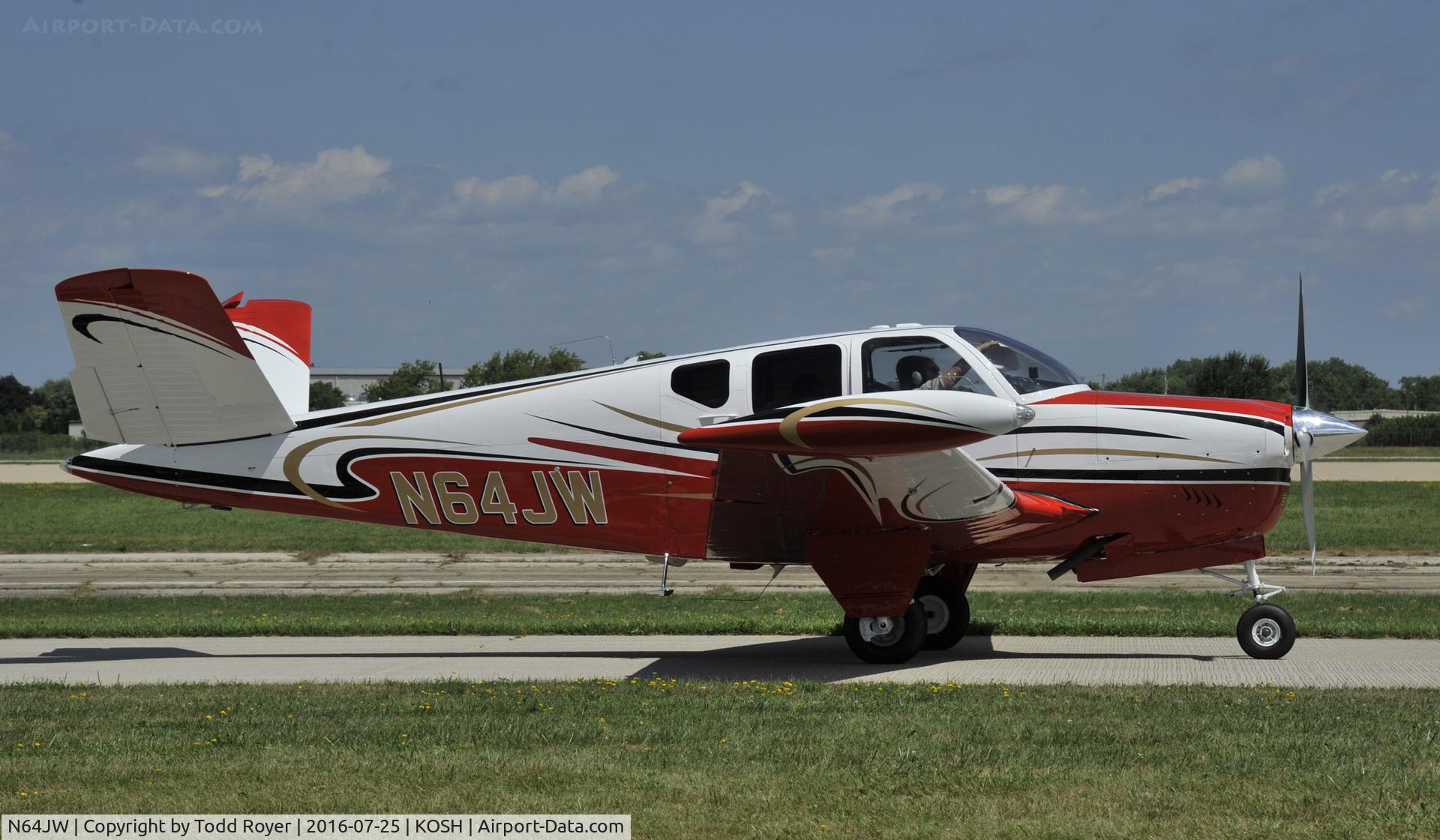 N64JW, 1957 Beech H35 Bonanza C/N D-5014, Airventure 2016