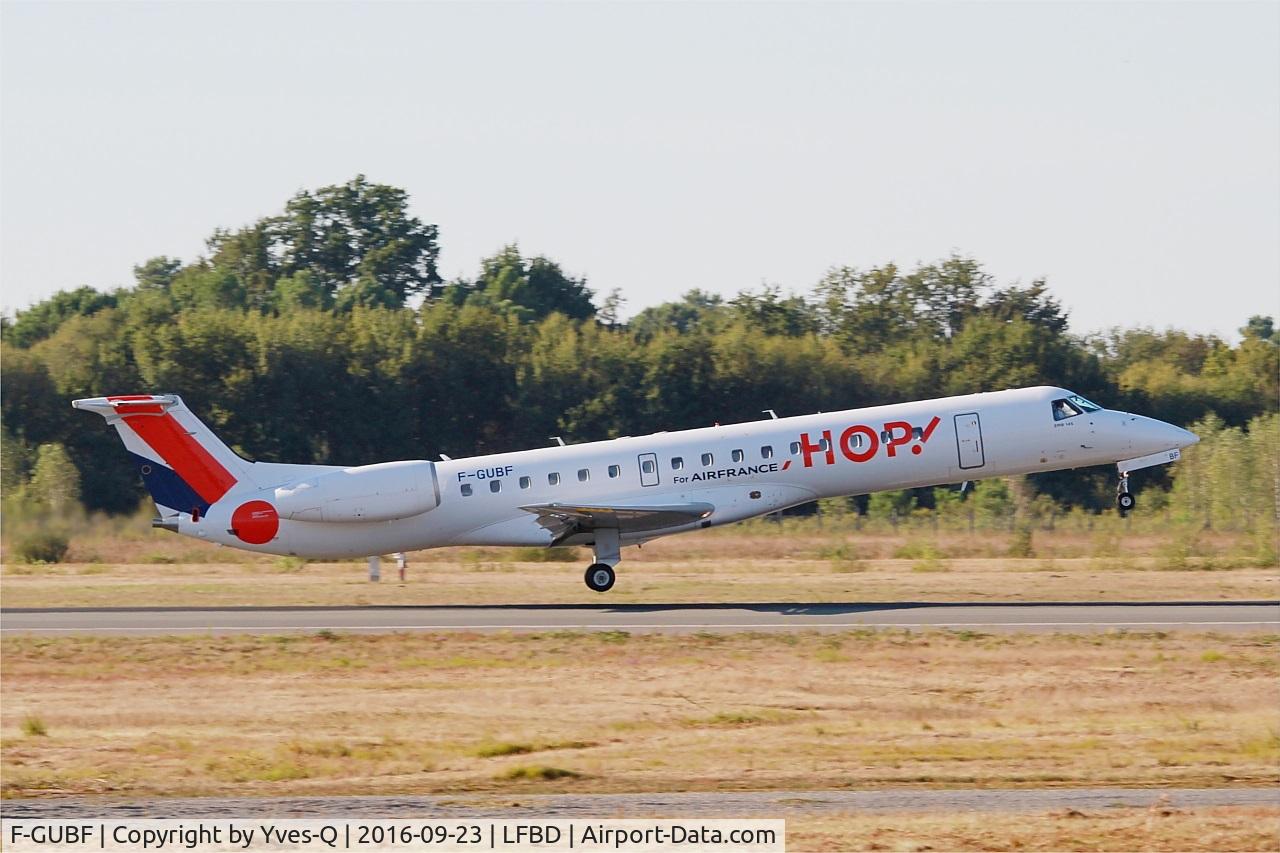 F-GUBF, 2002 Embraer EMB-145MP (ERJ-145MP) C/N 145669, Embraer EMB-145MP, Landing rwy 05, Bordeaux Mérignac airport (LFBD-BOD)