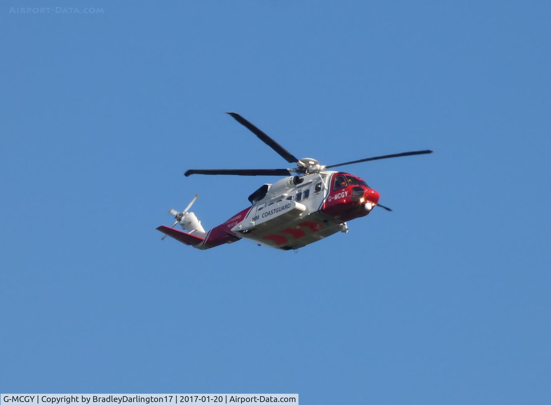 G-MCGY, 2014 Sikorsky S-92A C/N 920257, Coastguard Helicopter on route to derriford hospital