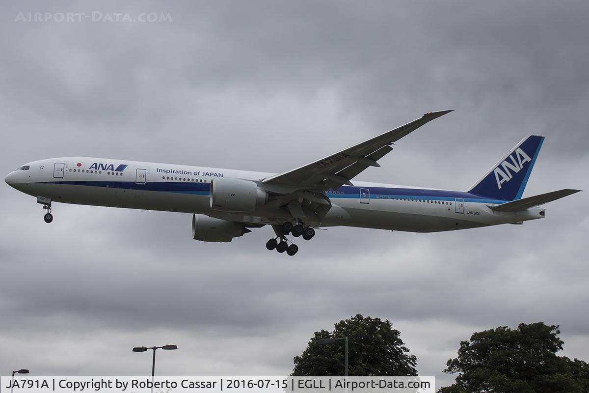JA791A, 2015 Boeing 777-381/ER C/N 60137, Heathrow 2016