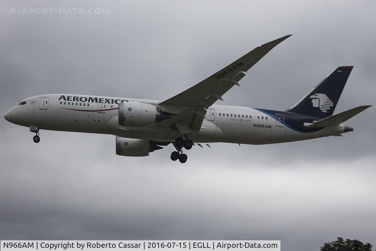 N966AM, 2014 Boeing 787-8 Dreamliner C/N 35311, Heathrow 2016