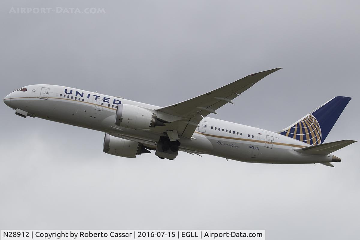 N28912, 2014 Boeing 787-8 Dreamliner C/N 34828, Heathrow 2016