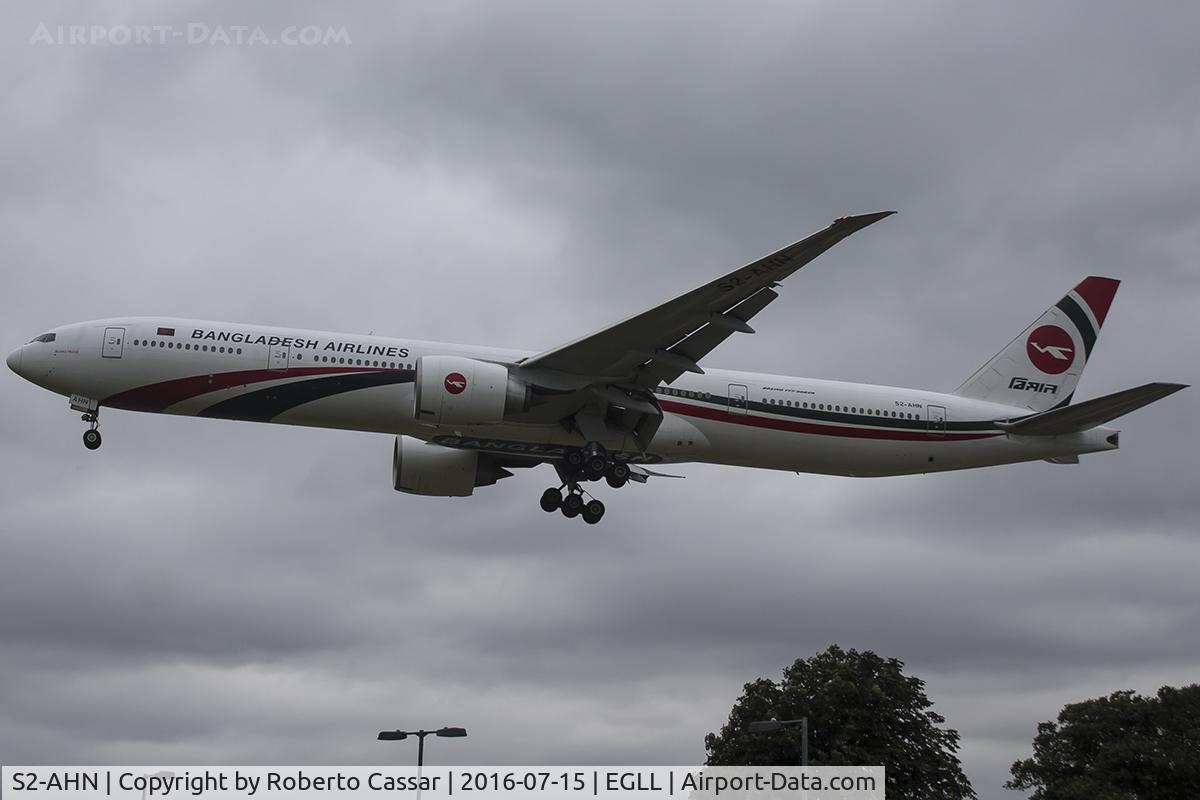 S2-AHN, 2014 Boeing 777-3E9/ER C/N 40121, Heathrow 2016