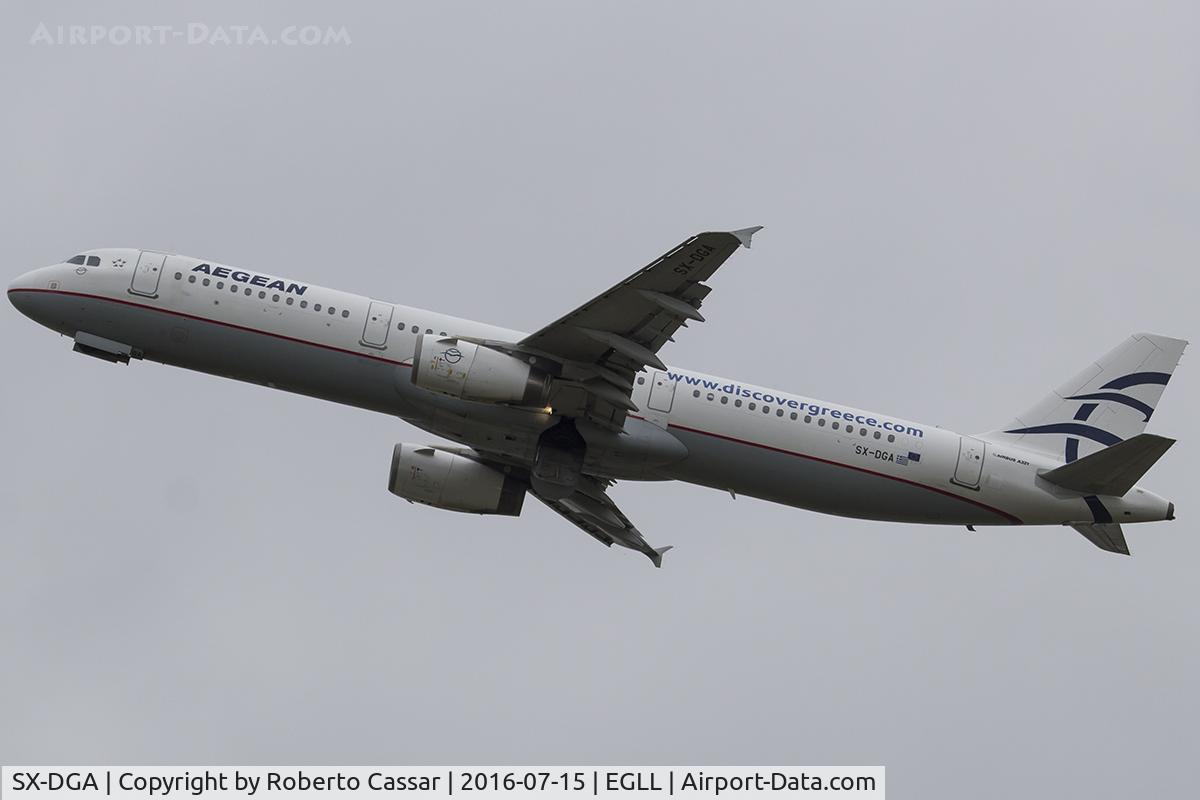 SX-DGA, 2009 Airbus A321-231 C/N 3878, Heathrow 2016