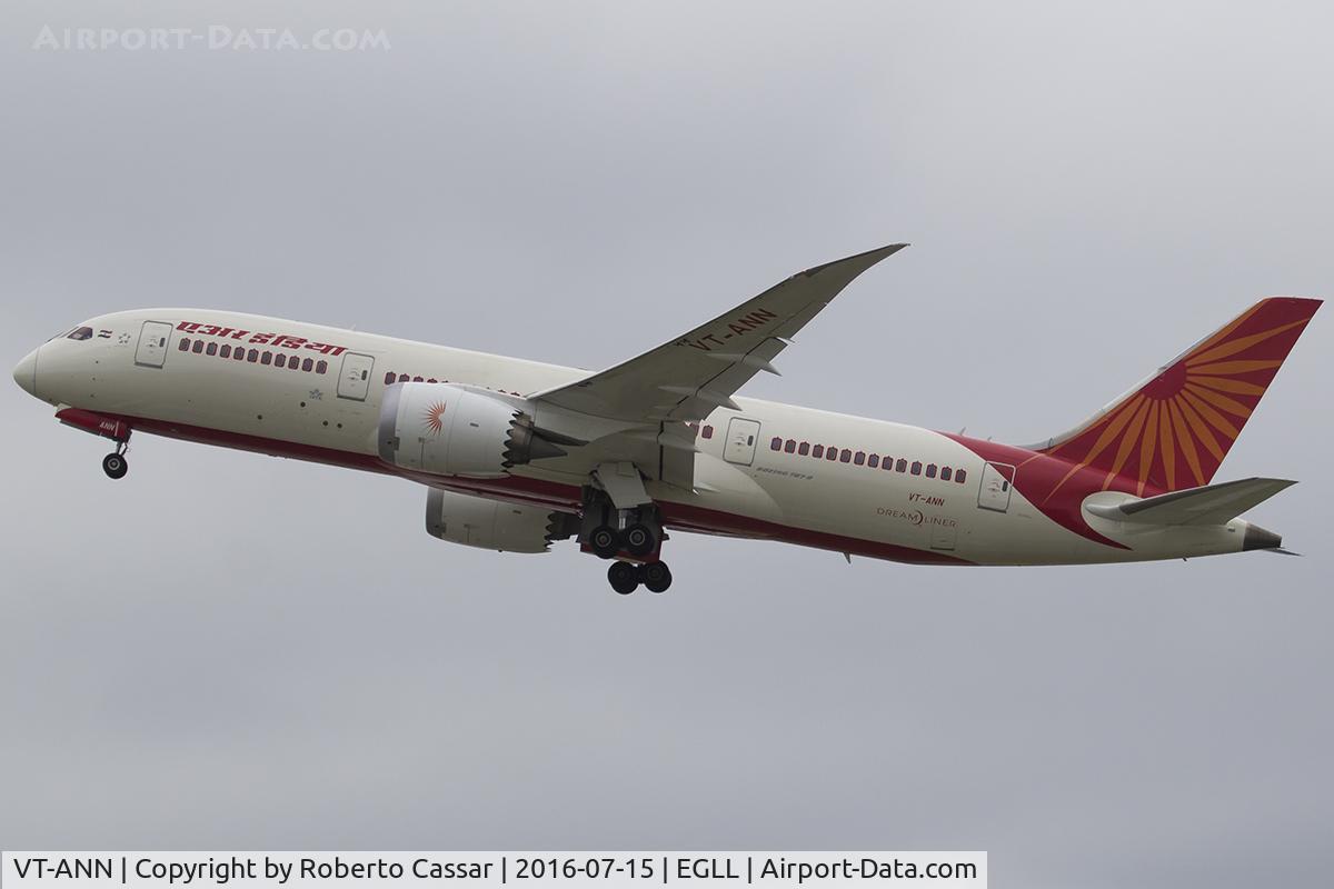 VT-ANN, 2013 Boeing 787-8 Dreamliner C/N 36285, Heathrow 2016