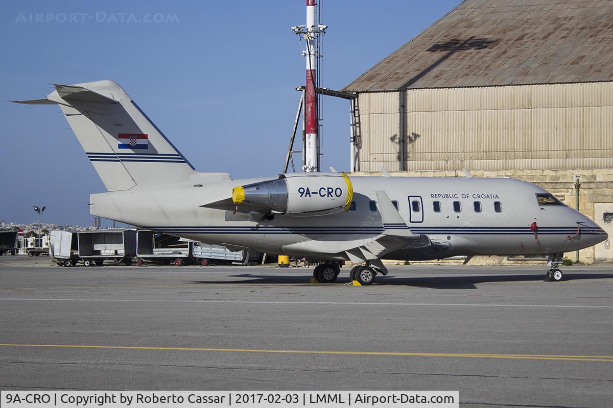 9A-CRO, 1996 Canadair Challenger 604 (CL-600-2B16) C/N 5322, EU Summit 2017