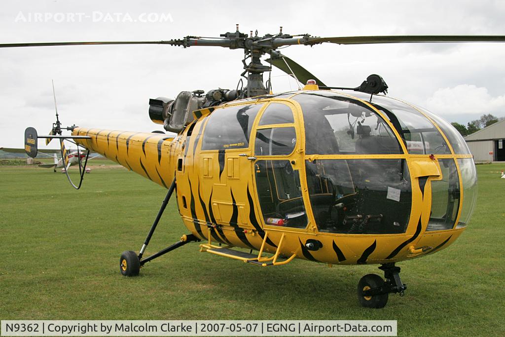 N9362, 1970 Aerospatiale SA-316B Alouette III C/N 1739, Aerospatiale SA-316B Alouette III at Bagby Airfield's May Fly-In, May 7th 2007.
