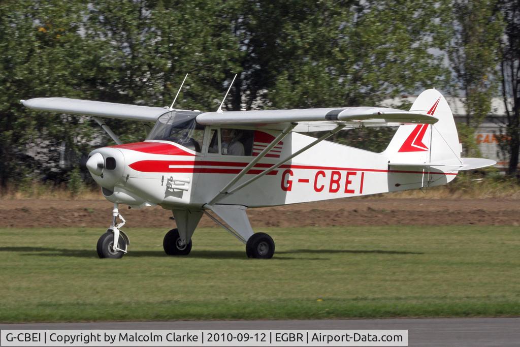G-CBEI, 1961 Piper PA-22-108 Colt Colt C/N 22-9136, Piper PA-22-108 Colt, Helicopter Fly-In, Breighton Airfield, September 12th 2010.