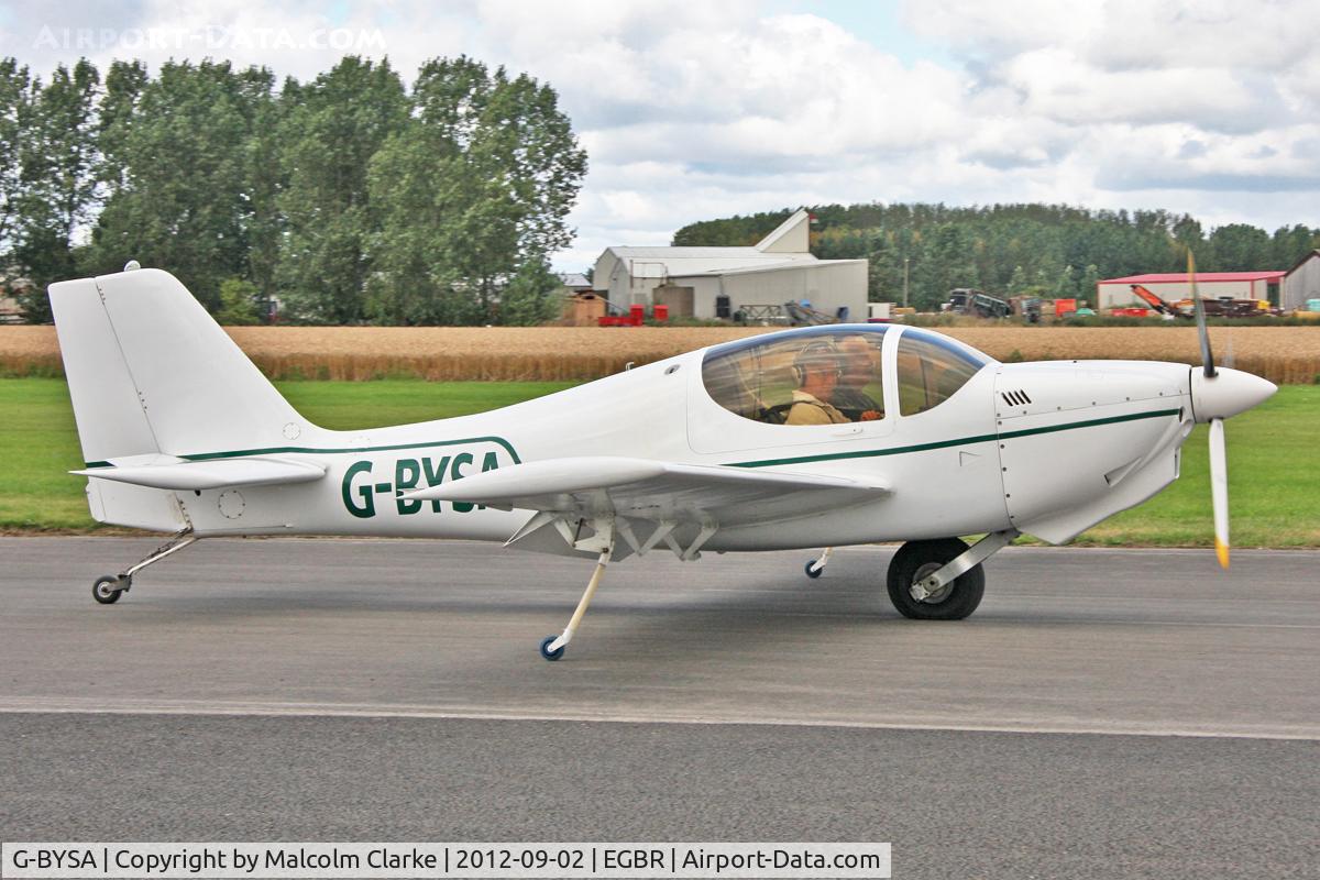 G-BYSA, 2000 Europa XS Monowheel C/N PFA 247-13199, Europa XS Monowheel, Wings & Wheels Day, Breighton Airfield, September 2nd 2012.