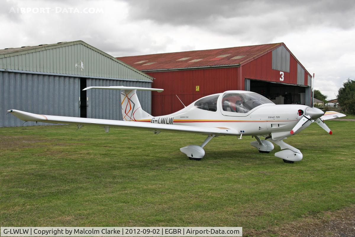 G-LWLW, 2003 Diamond DA-40D Diamond Star C/N D4.052, Diamond DA-40D Diamond Star, Wings & Wheels Day, Breighton Airfield, September 2nd 2012.
