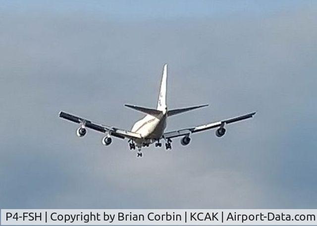 P4-FSH, 1980 Boeing 747SP-31 C/N 21963, On approach to KCAK 02-28-2017