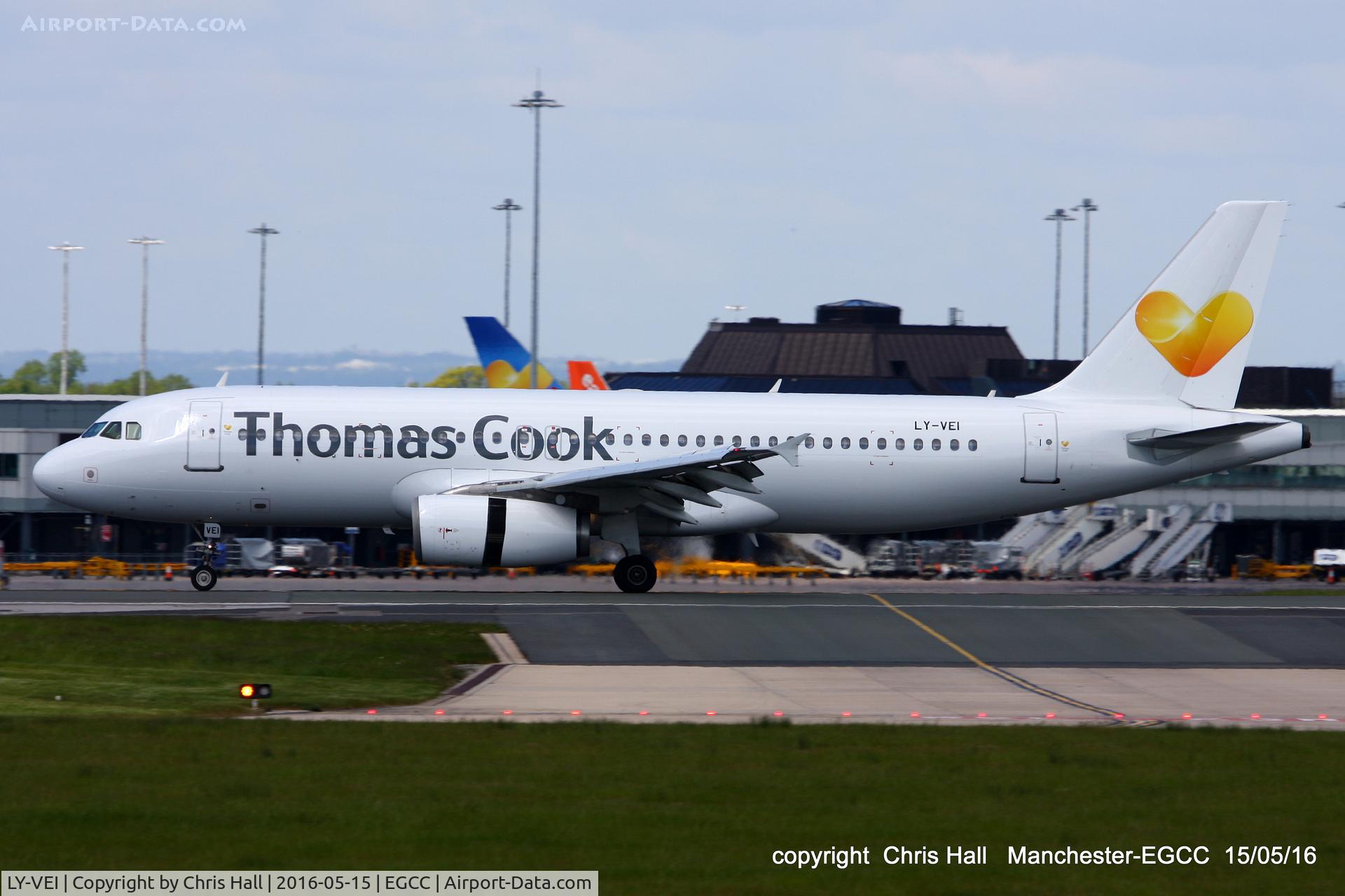 LY-VEI, 1998 Airbus A320-233 C/N 0902, operating for Thomas Cook