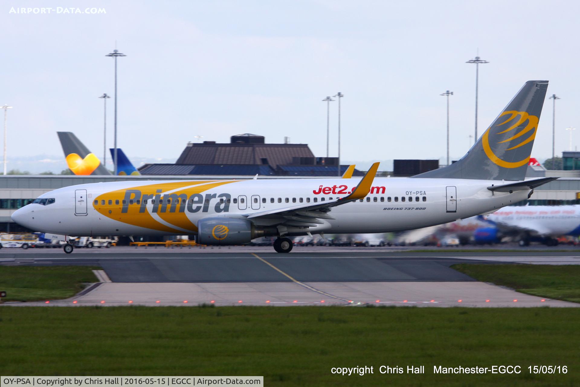 OY-PSA, 2007 Boeing 737-8Q8 C/N 30688, operating for Jet2